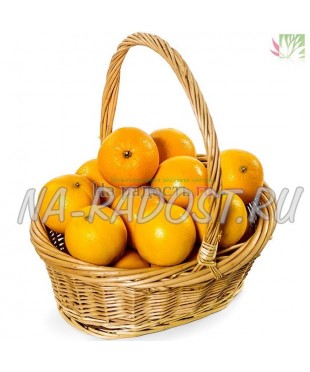 Корзина с апельсинами